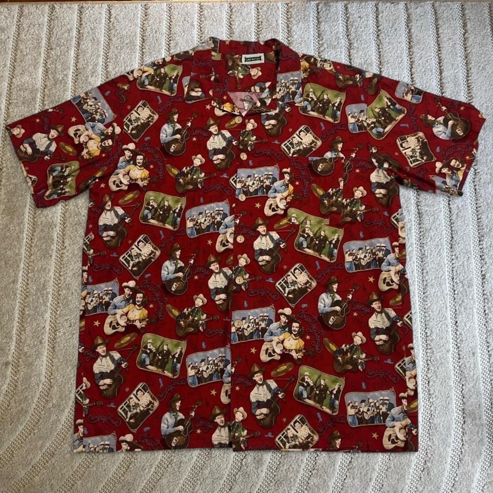 VTG 90s Lake Matley Western Button Shirt Size XL Cowboys Retro Dance Countryside